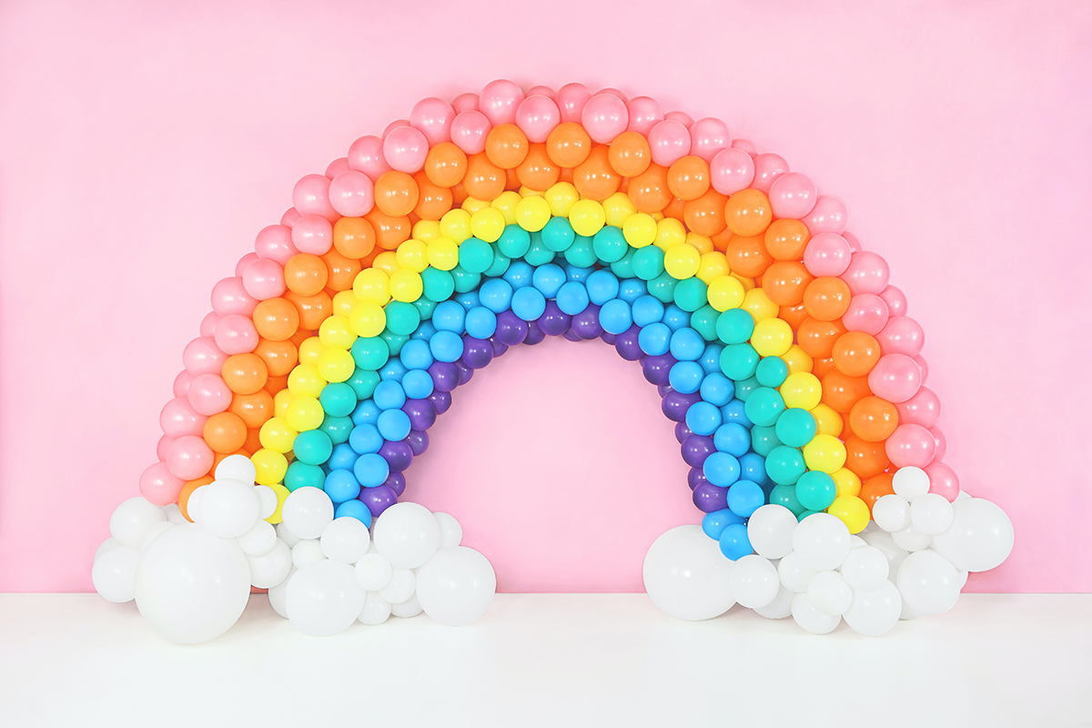 How to Make a Balloon Arch WITHOUT Helium or Frame - Fishing Line Balloon  Arch