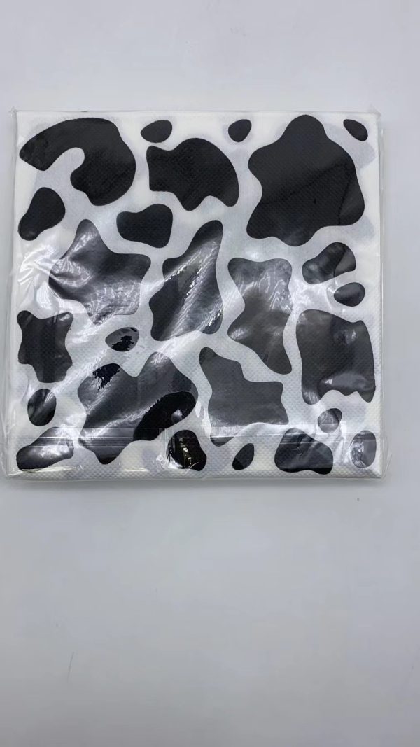 Themed Paper Napkins, 24CT Cow