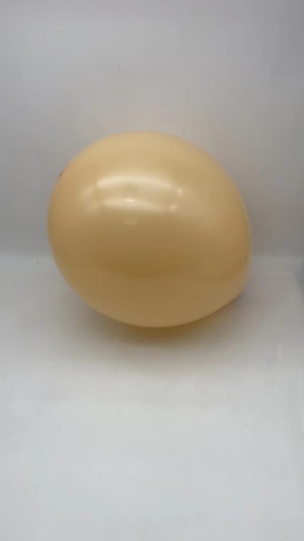 18″ Latex Balloons 4pcs, matte apricot