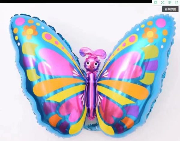 Themed Mylar Balloon 1pcs Butterfly