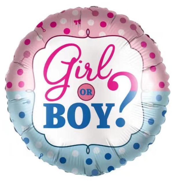 Themed Mylar Balloon 2pcs Gender Reveal