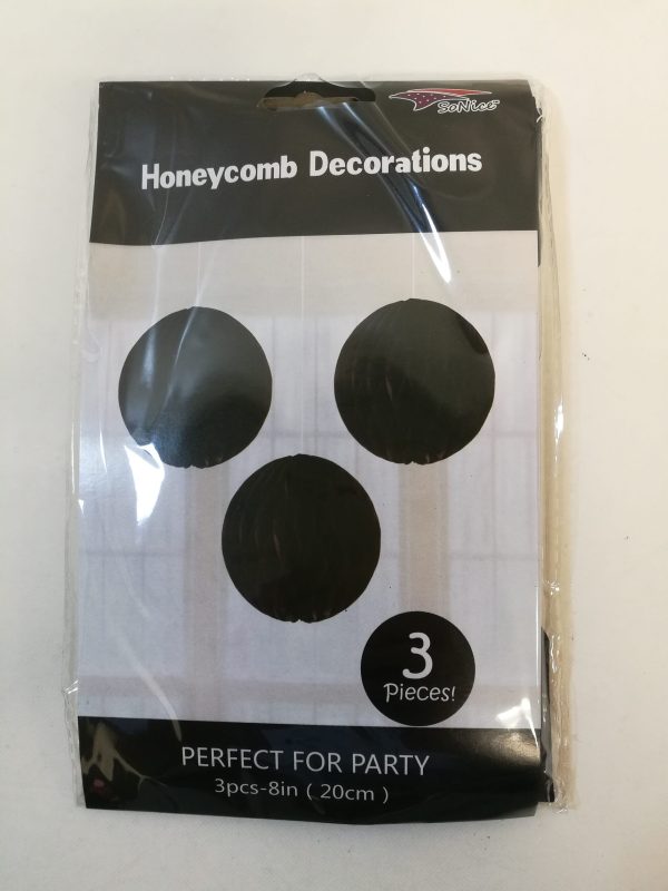 Honeycombs set 3pcs, black