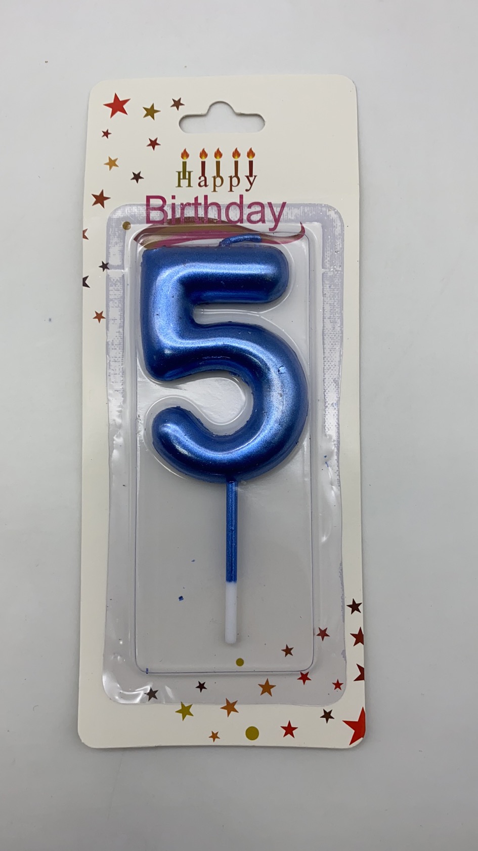 Metallic Birthday Number Candles and Interrogation — Buy Wholesale