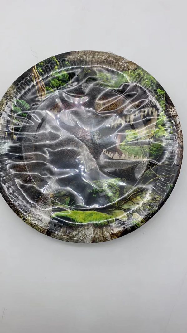 Themed Paper Plates 7", 24 CT Dinosaur