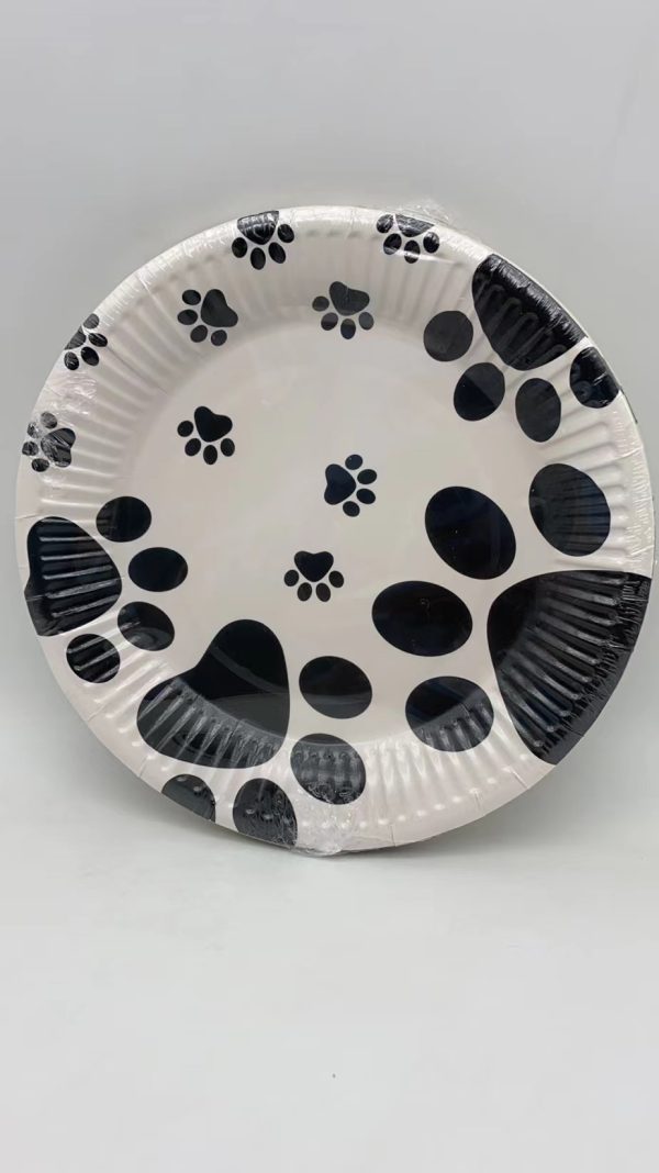 Themed Paper Plates 7", 24 CT Dog Paws