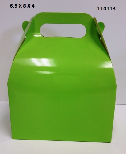 Treat Boxes 12pcs, lime green