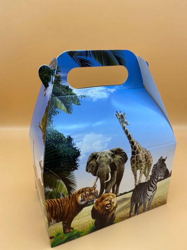 Themed Treat Boxes 12 CT Safari