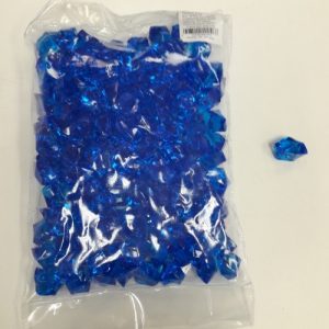 10.5OZ Crystal Decoration Stone Royal Blue