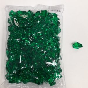 10.5OZ Crystal Decoration Stone emerald