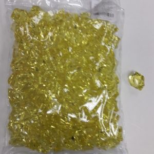 10.5OZ Crystal Decoration Stone yellow