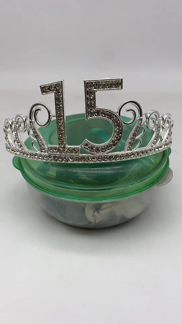 Rhinestone Tiara 15st  Quiceanera