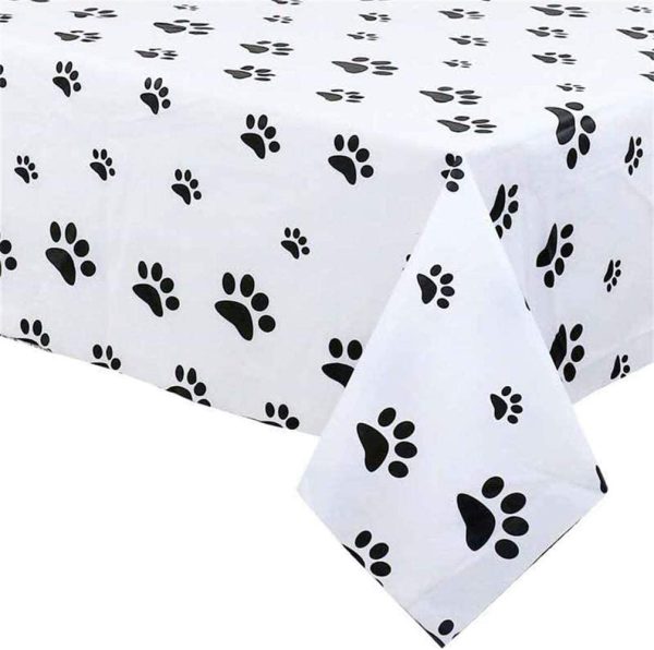 Themed Table Cover Dog Paws