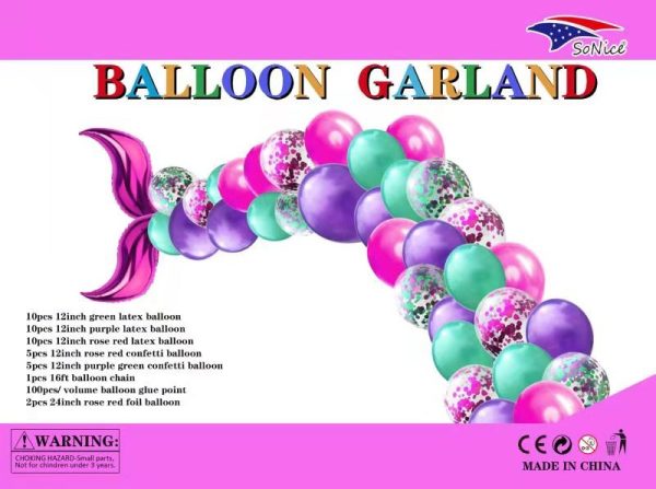 ariel balloons garland wholesale