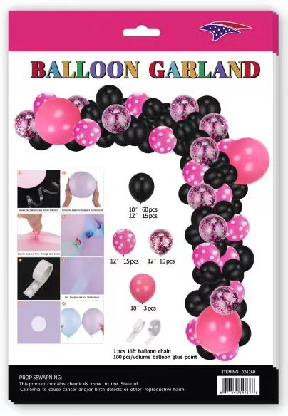 pink minney mouse balloon garland