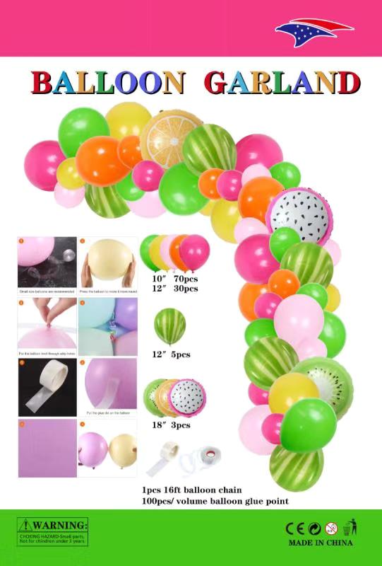 summer fruits balloons wholesale