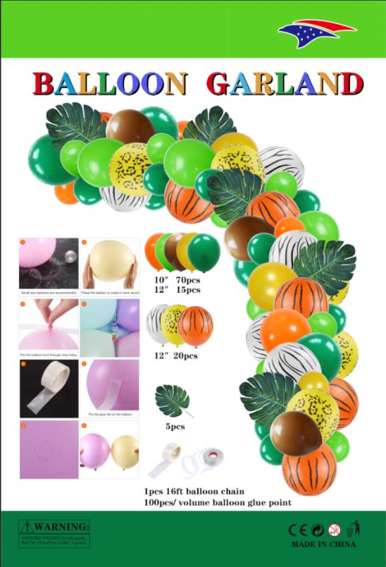 tropical balloons garland wholesale