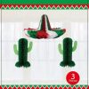 3Pcs Honeycomb Cactus+bell set