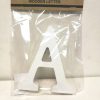 5" WHITE STANDING WOODEN LETTERS