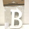 5" WHITE STANDING WOODEN LETTERS