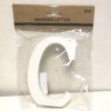 5" WHITE STANDING WOODEN LETTERS