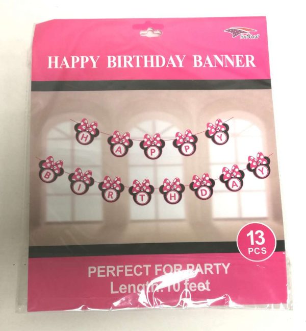 Themed Party Banner Happy Birthday Boy/Girl