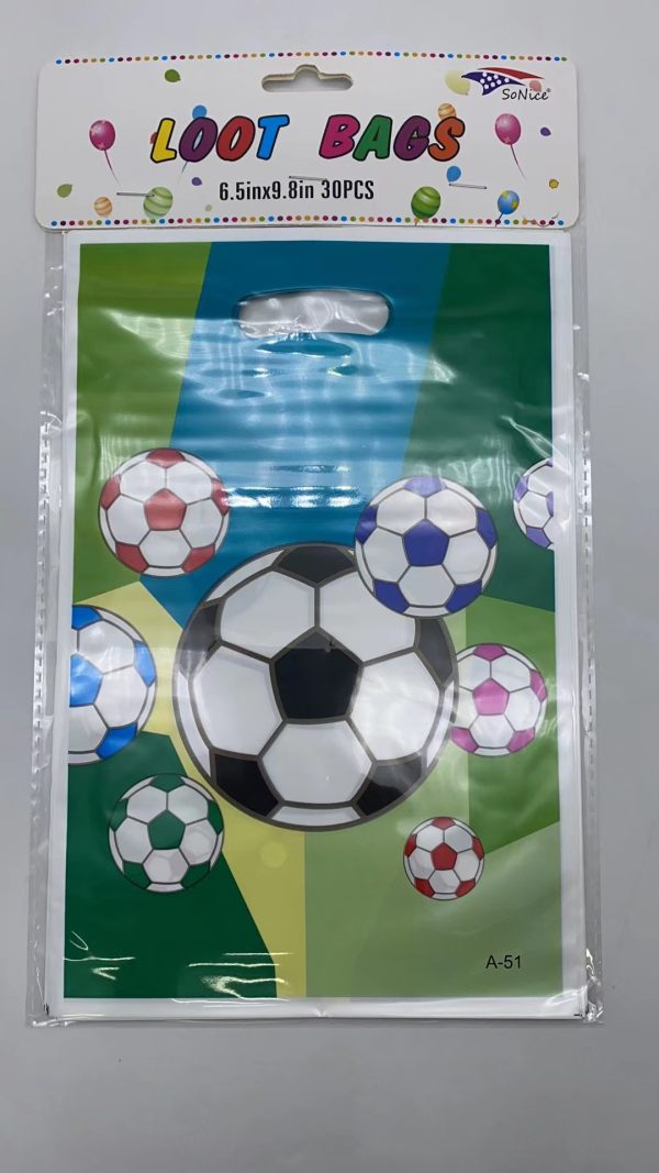 Themed Loot Bags 30CT , Soccer