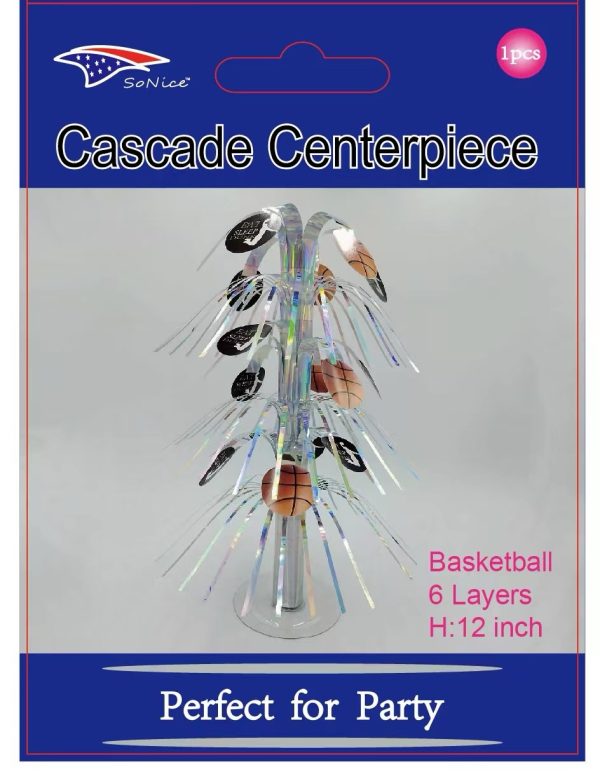 Themed Cascade Centerpiece, Basketball