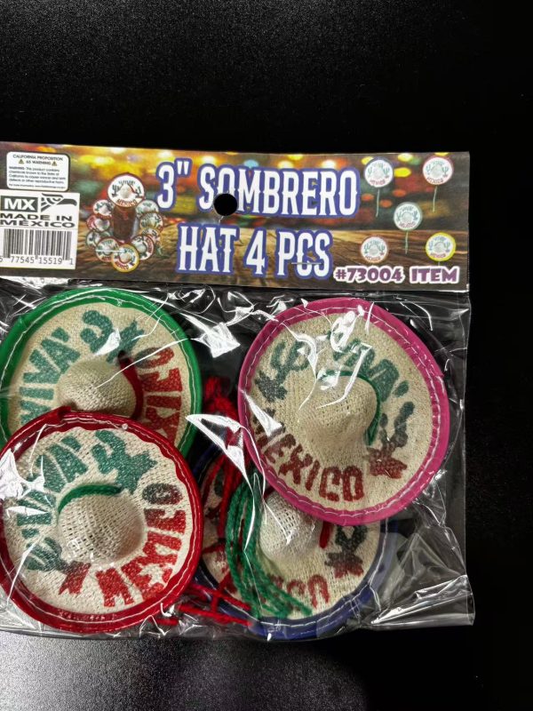 Mini Sombrero 4 PCS