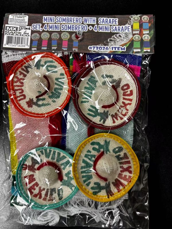 Mini Sombrero with Sarape