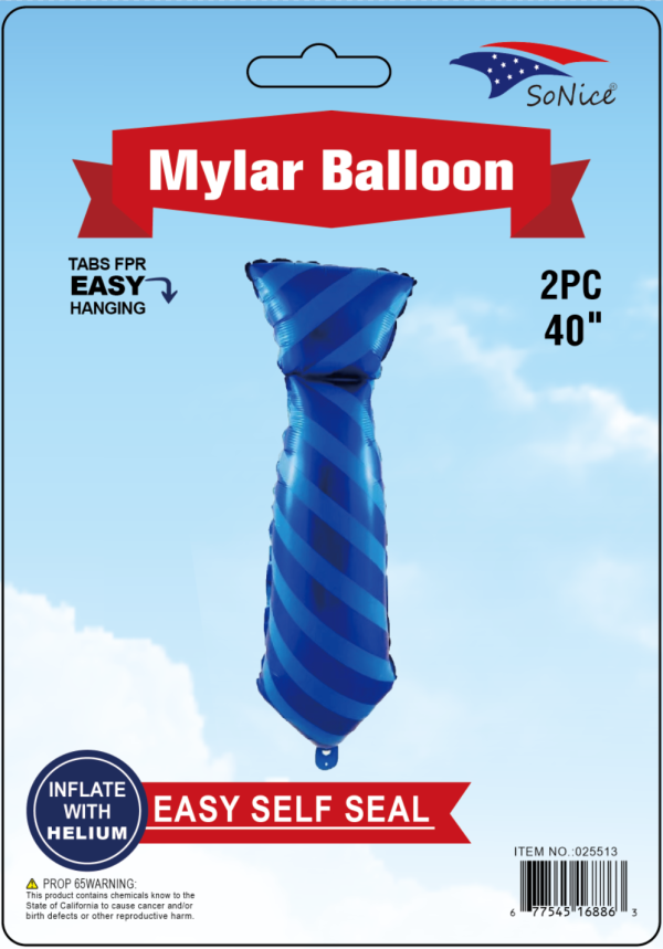 40" Themed Mylar Balloon 2pcs Tie