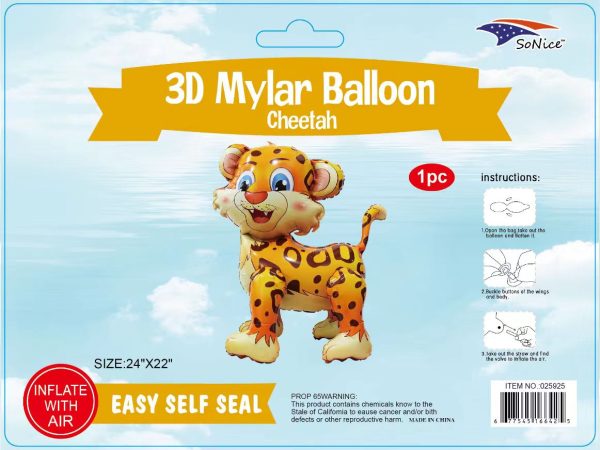 Super Shape Stand Balloon Cheetah