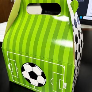 Soccer Themed Treat Boxes 12CT | Wholesale Party Favor Supplies