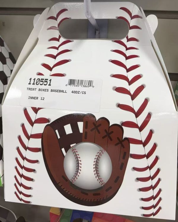Themed Treat Boxes 12 CT Baseball