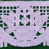 Mexico Papel Picado Flower all white
