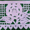 Mexico Papel Picado Flower all white