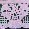 Mexico Papel Picado Flower all white