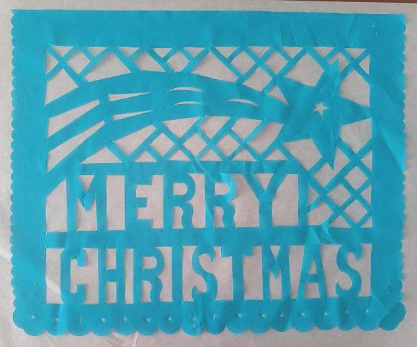 Mexico Papel Picado Merry Christmas