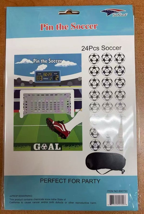 Pin the Soccer Ball Party Game