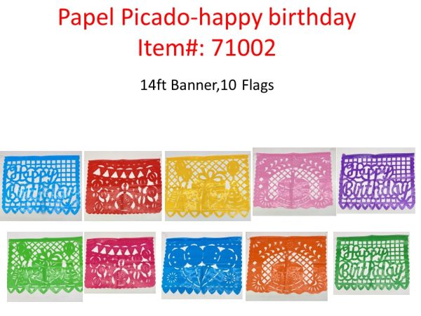 Mexico Papel Picado Happy Birthday