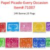 Mexico Papel Picado all Occasion multi colors