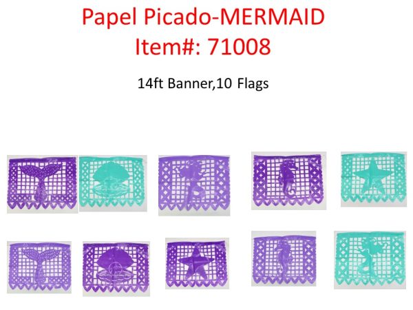 Mexico Papel Picado Mermaid