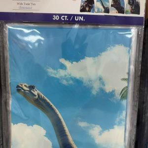 Themed Cellophane Bags Dinosaur