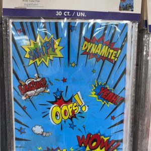 Themed Cellophane Bags HERO BOOM