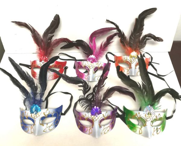 Party Masks mixed colors