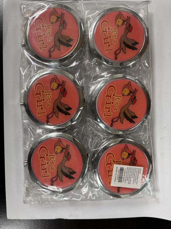 12 PCS Mirrors IT'S A GIRL