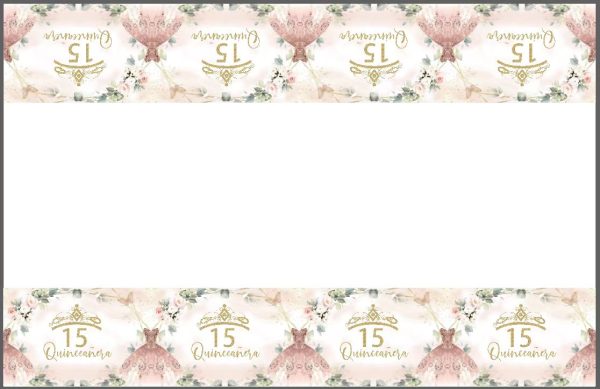 Themed Table Cover Quinceanera