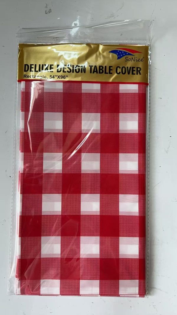 Themed Table Cover Checker Picnic