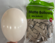 5″ Latex Balloons 72pcs, matte Sand white
