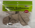18″ Latex Balloons 4pcs, matte Sand white