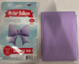38" Mylar Balloon Bow pastel lavender